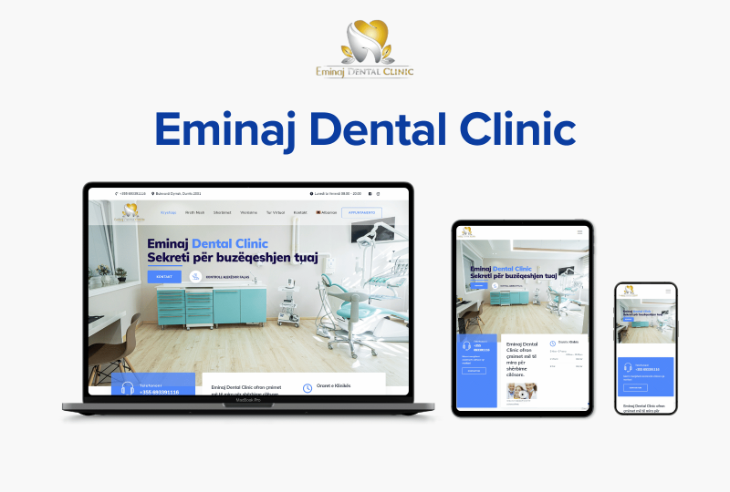 Eminaj Dental Portfolio Mockup Presentation
