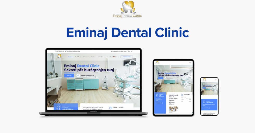 Eminaj Dental Portfolio Mockup Presentation
